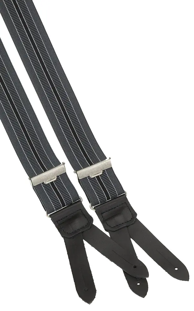 Hosenträger Stresemann 660, anthtrazit/schwarz