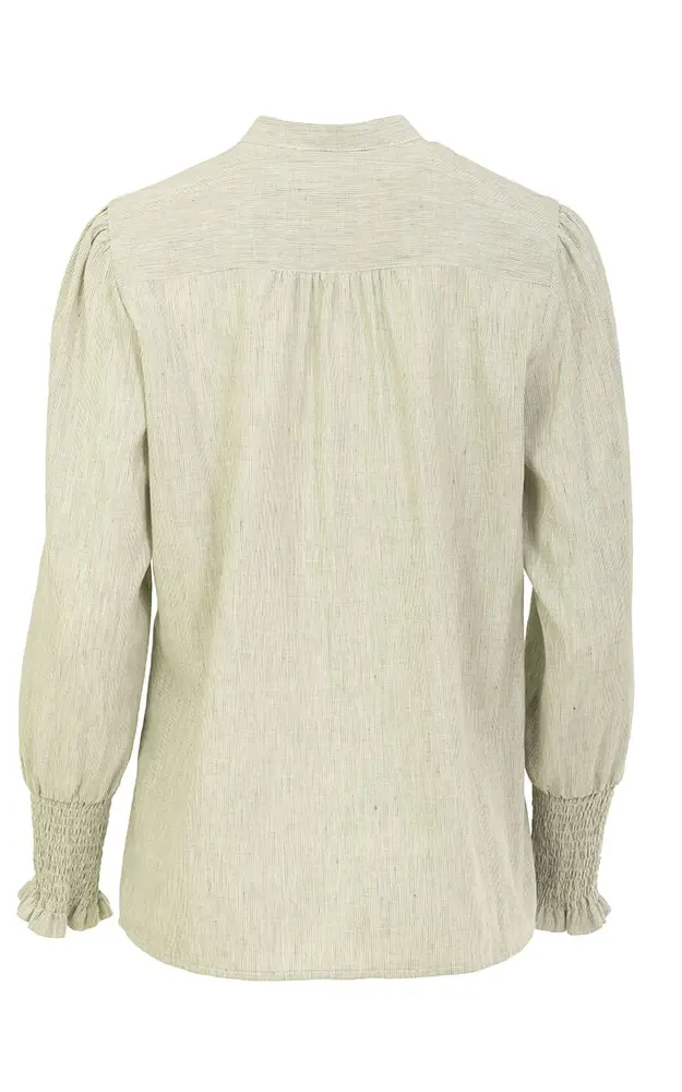 Trachtenbluse 34226, olivgrün