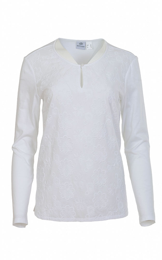 Trachtenshirt Lara, weiß