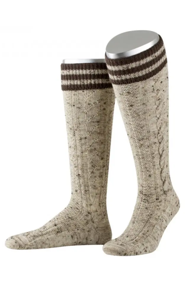 Kniestrümpfe L8995RT, braun/braun meliert