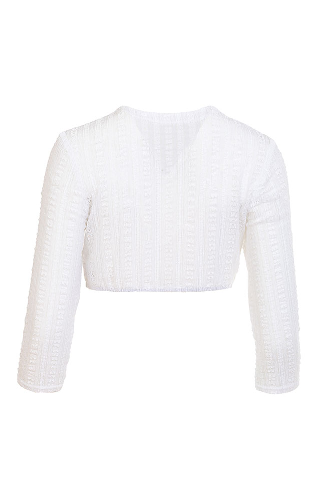 Dirndlbluse 62119, weiß