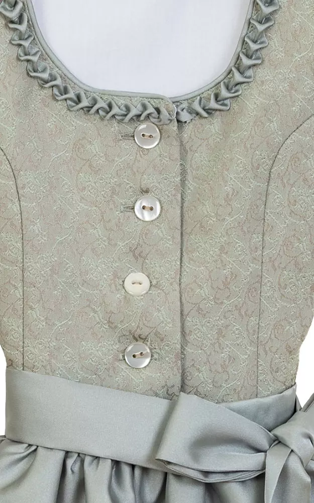 Kinderdirndl Amalia mit Schüze, hellgrün