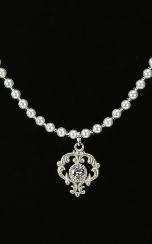 Kette 51366-48097, Perle creme