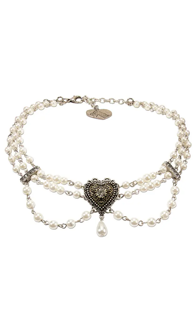 Kette DHK-230-000-10, creme-weiß