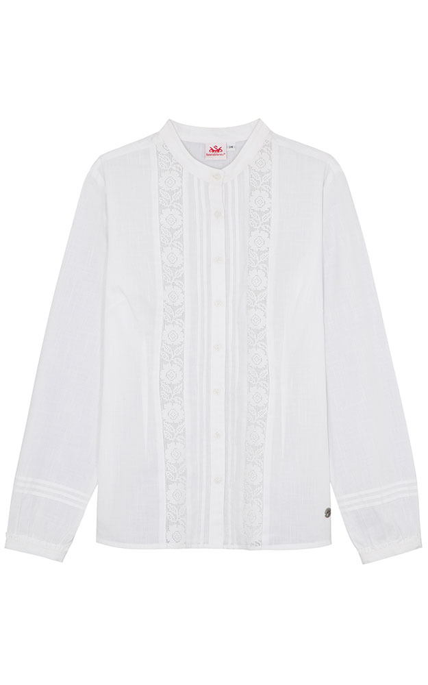 Trachtenbluse Greta, weiß