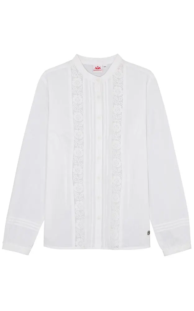 Trachtenbluse Greta, weiß