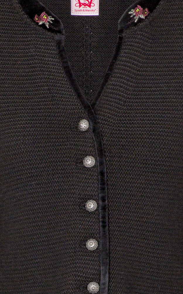 Strickjacke Malta, schwarz