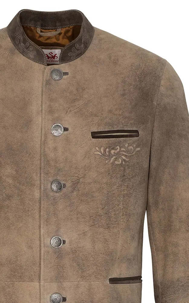 Lederjacke Philbert, haselnuss