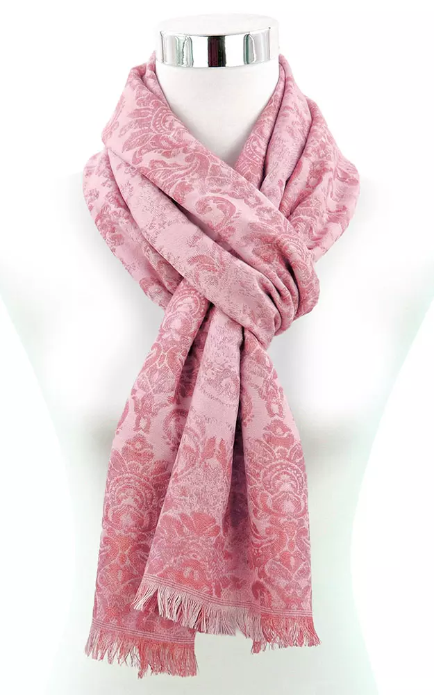 Schal Barockblume, rose