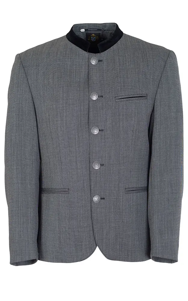 Janker Antonio, schwarz/grau gemustert