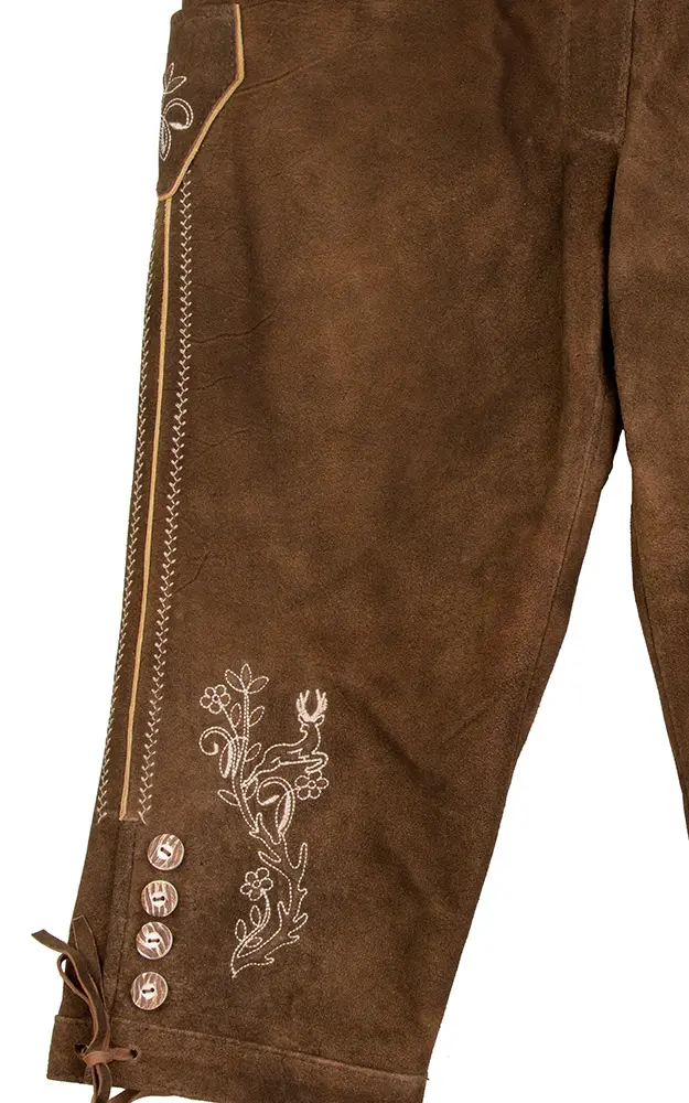 Damenlederhose Petra, holz