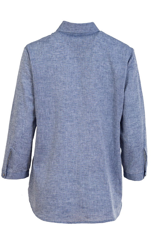 Trachtenbluse 6146 14110, blau