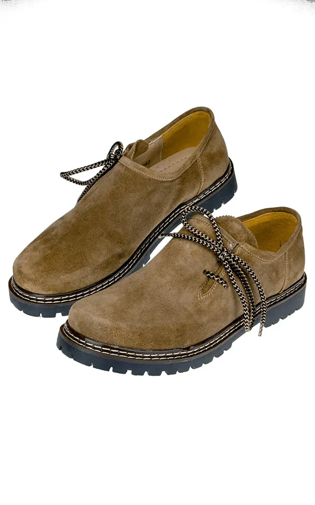 Lederhosen-SET Heinz Kurze mit Gürtel, reh