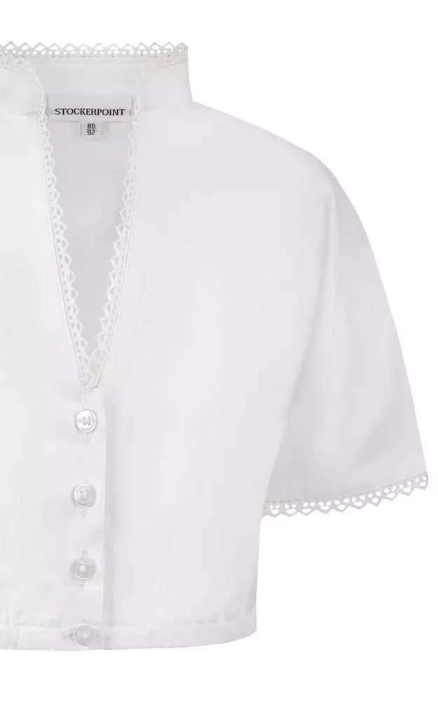 Kinderbluse Susi, weiß