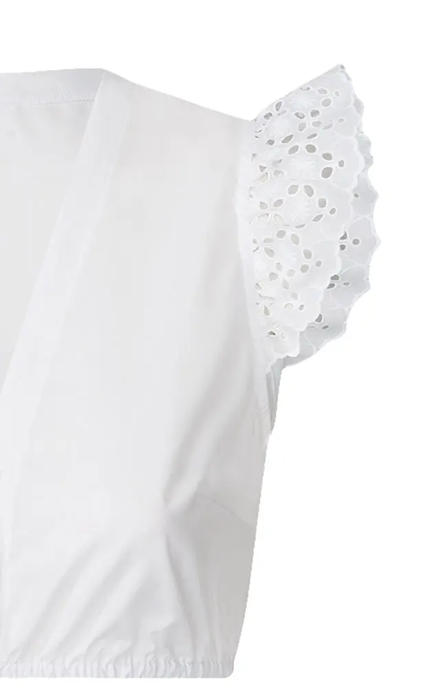 Dirndlbluse 01 10308SL, weiß
