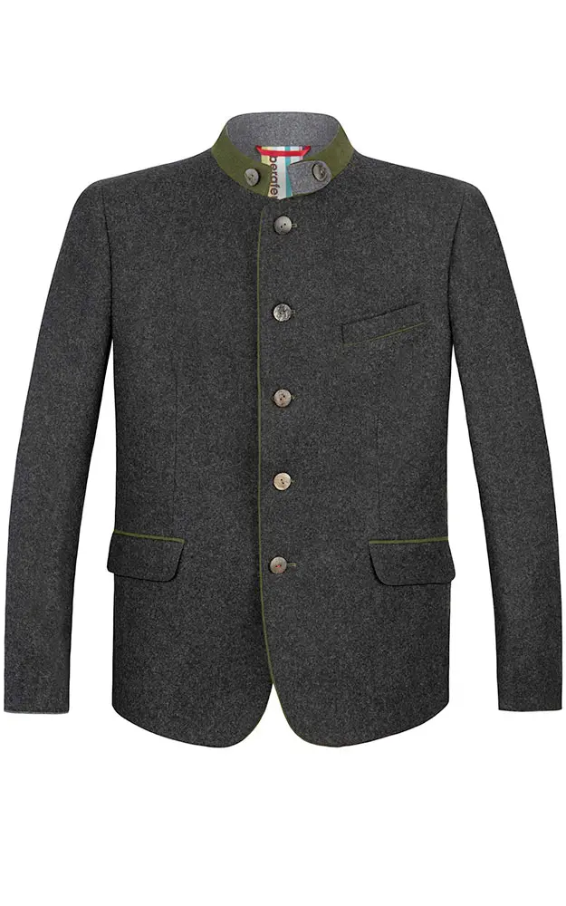 Janker Luciano, anthrazit/grün