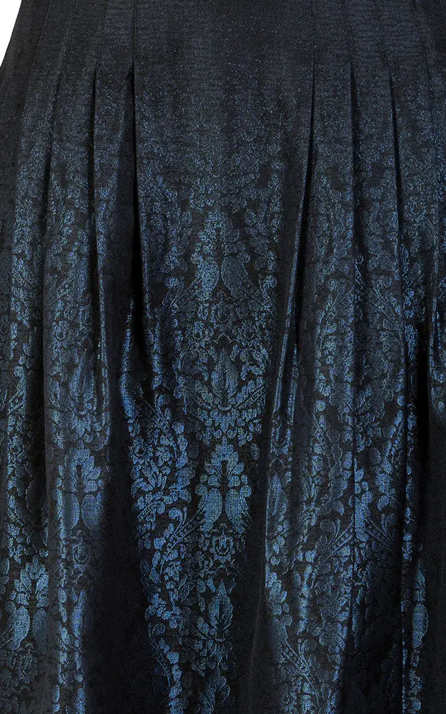 Rock Gudrun, schwarz/blau