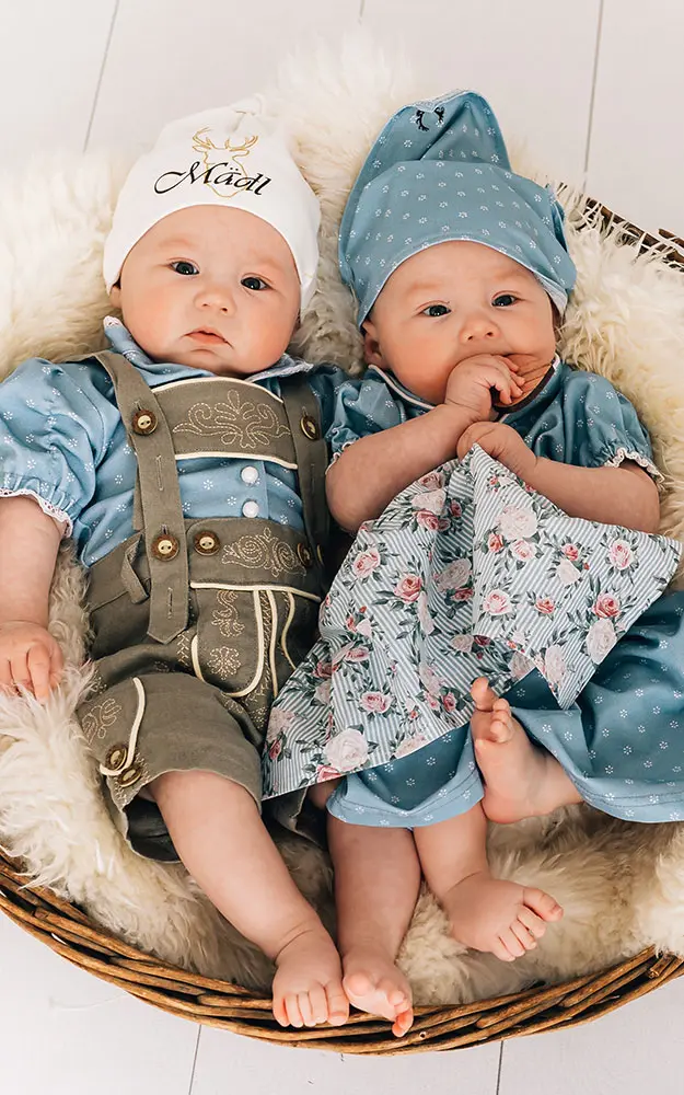 Baby-Kopftuch/Halstuch Lilly, hellblau