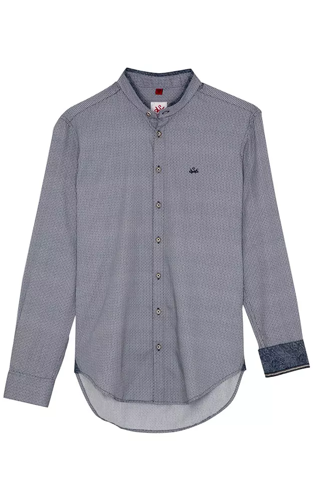 Hemd Dorian, dunkelblau - Slim fit