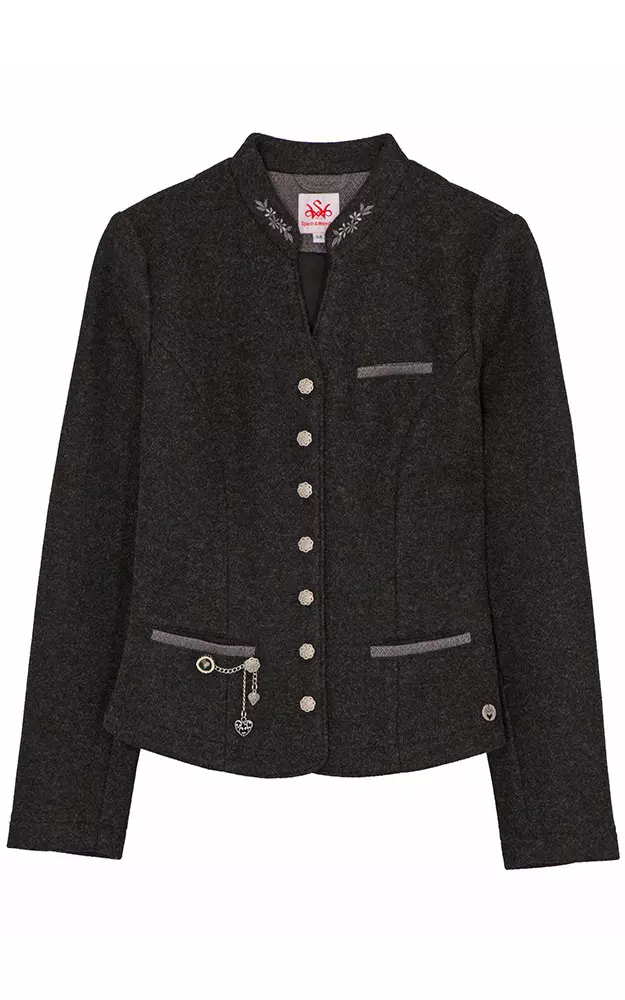 Walkjacke Gosau, dunkelgrau