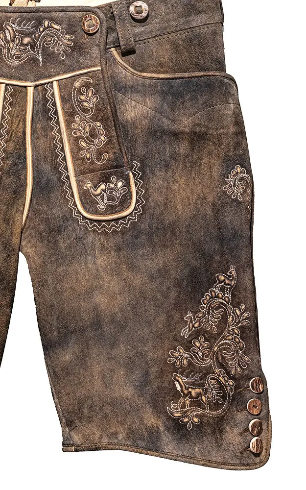 Lederhose Lichtenstein, dunkelbraun