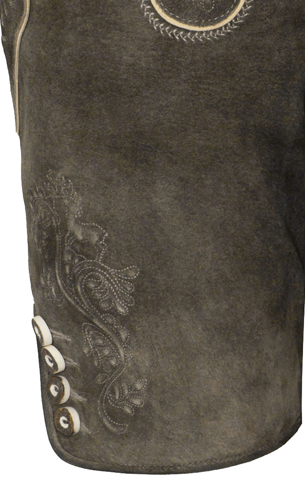 Lederhose Everest mit Gürtel, storm