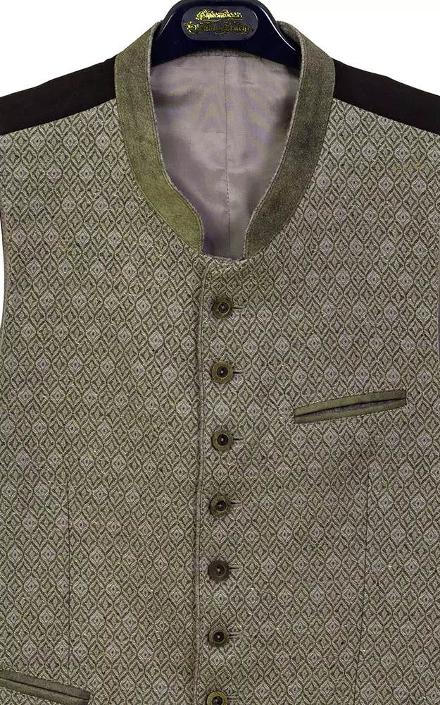 Weste Bürs-LE, grau/grün