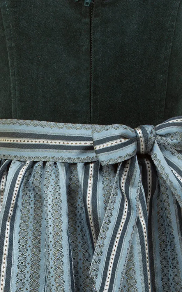 Kinderdirndl Constance mit Schüze, grün