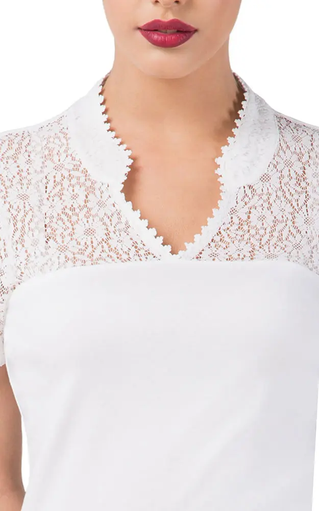 Blusenshirt Babette, weiß