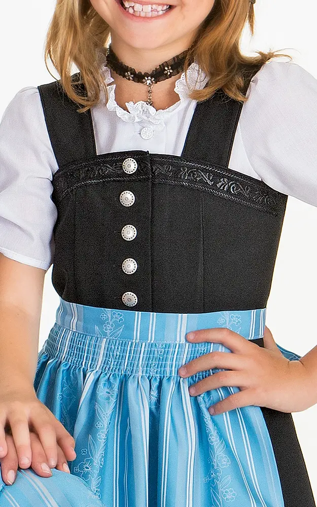 Kinderdirndl Conny, mit Schürze