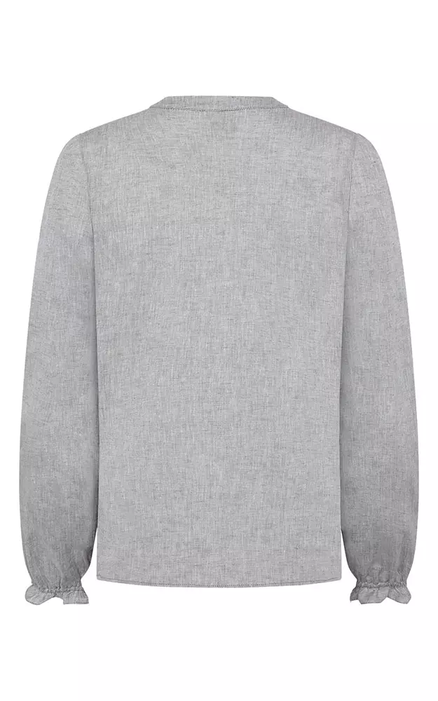 Trachtenbluse 35220, olivgrün