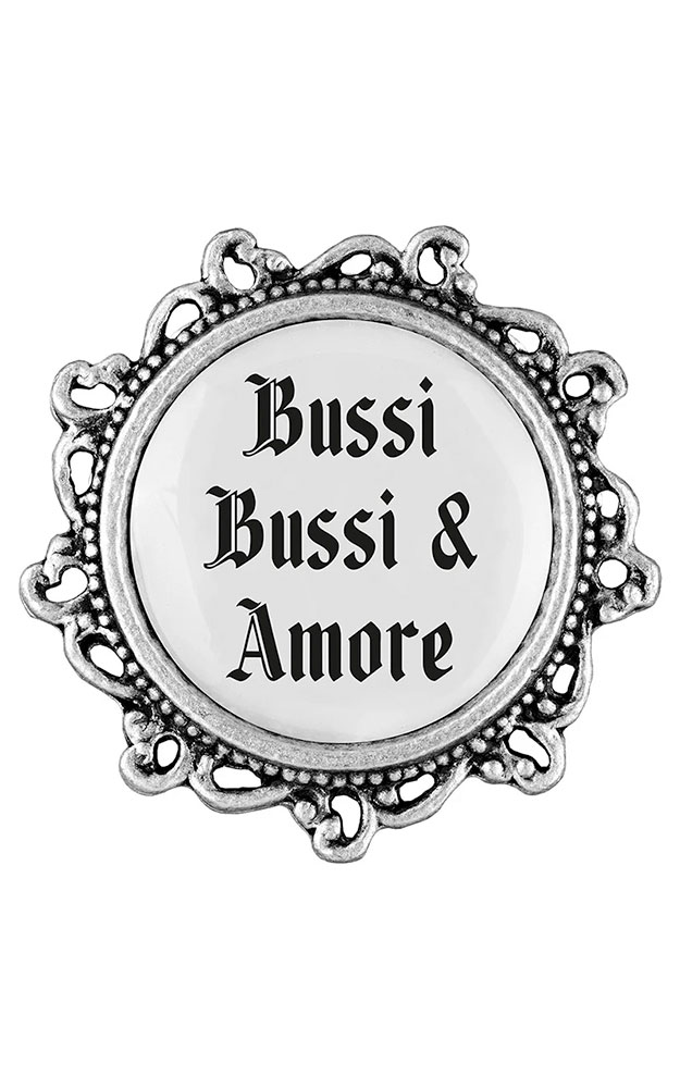 Ansteck-Pin Klassik VZ - Bussi Bussi & Amore
