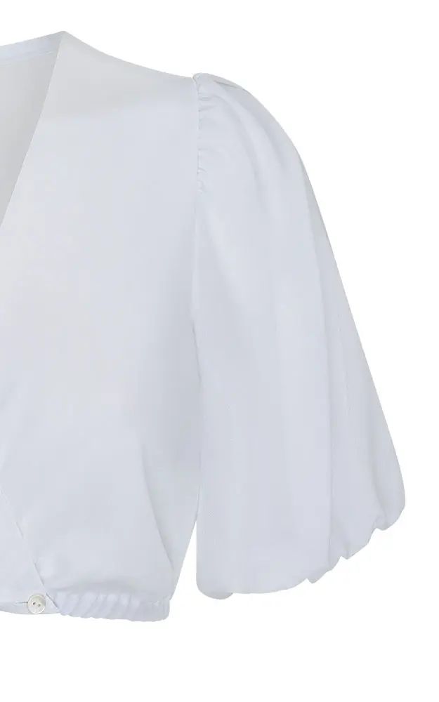 Dirndlbluse Lejla, cremeweiß