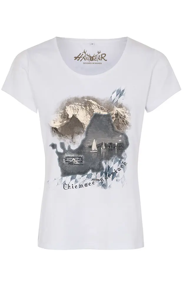 Damen-Shirt Chiemsee, weiß