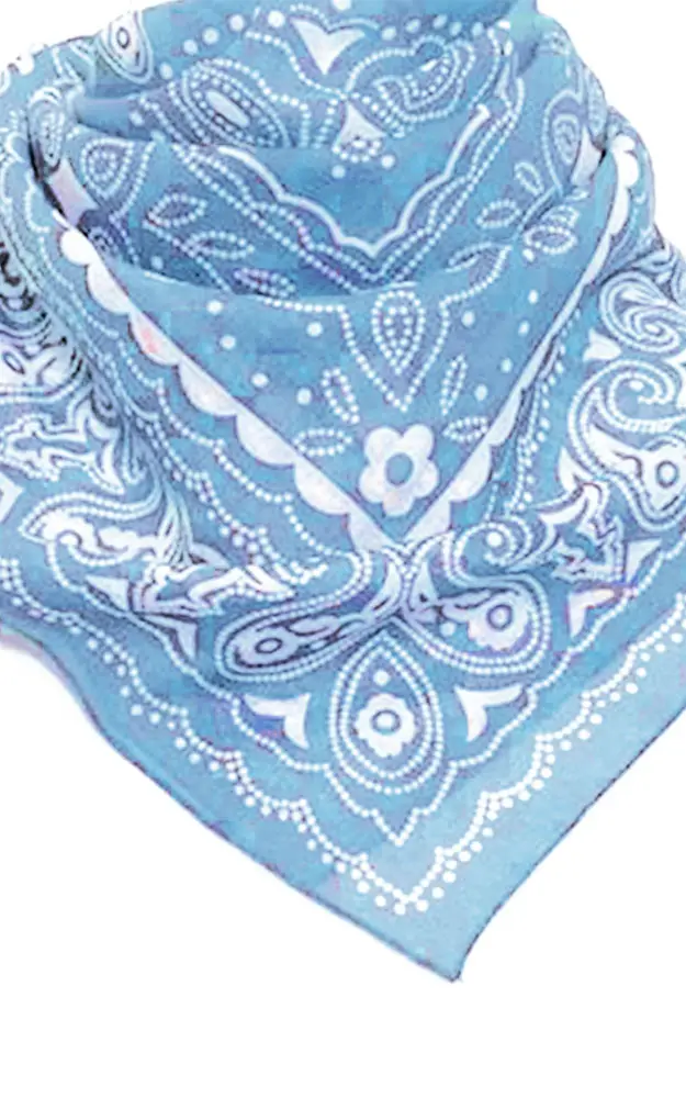 Tuch Bandana, blau
