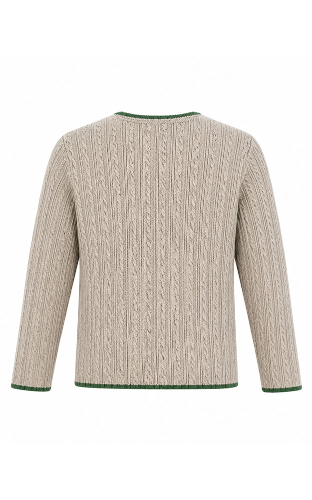 Kinder-Strickjacke SCM44, braun