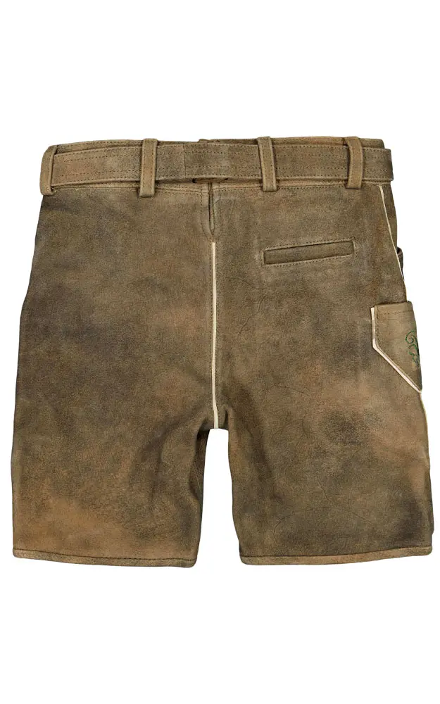 Kinder-Lederhose Hirzberg, mit Gürtel