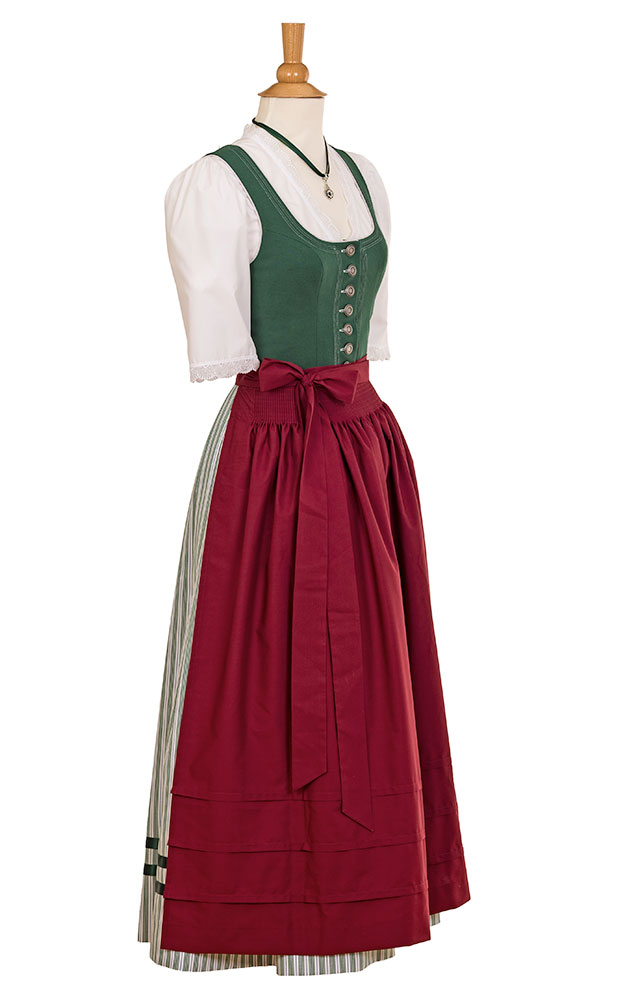 Blusendirndl Eibsee /E grün, ohne Schürze