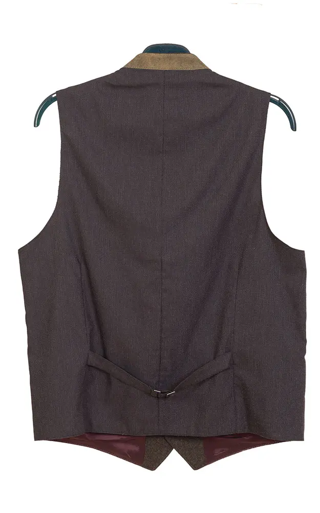 Weste Elsass, blau, - Slim-fit