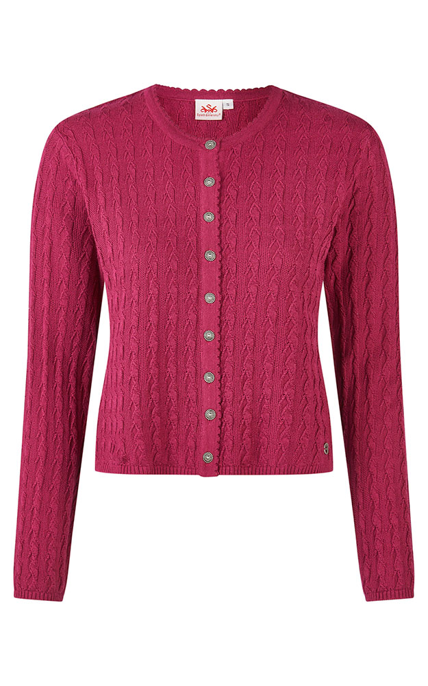 Strickjacke Malta, burgund