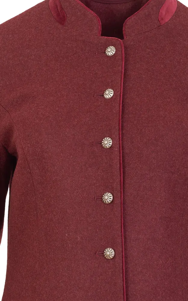 Gehrock Inka, weinrot