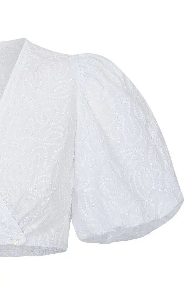 Dirndlbluse Lilly, weiß