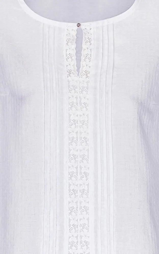 Trachtenbluse 05135J, weiß