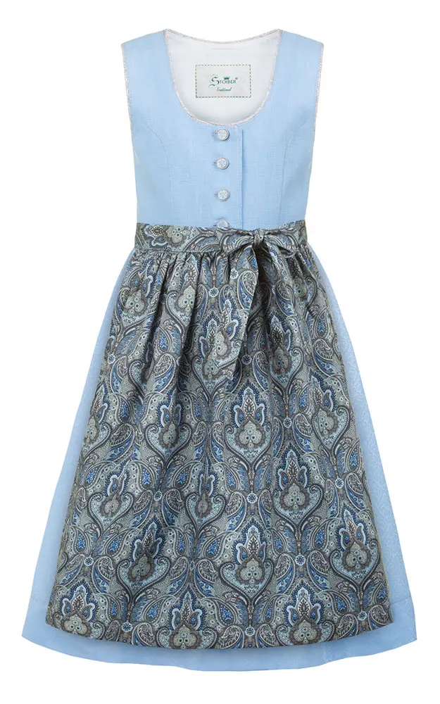 Kinderdirndl Annemarie mit Schüze, grün