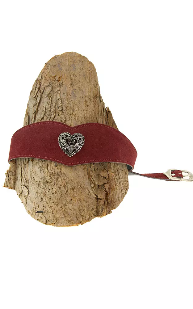 Formgürtel, weinrot