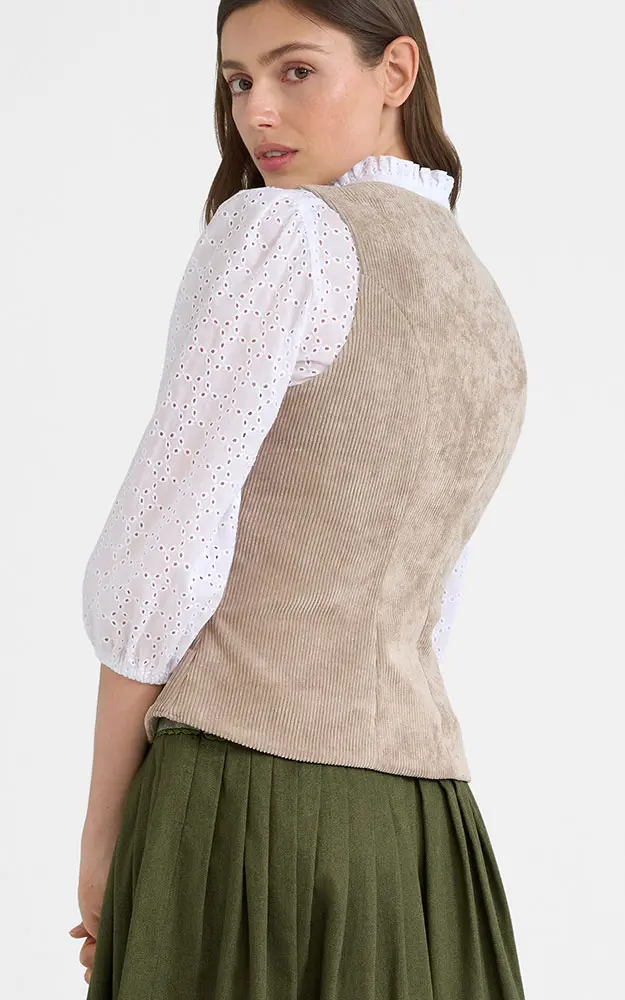 Mieder Cord 65262, natur