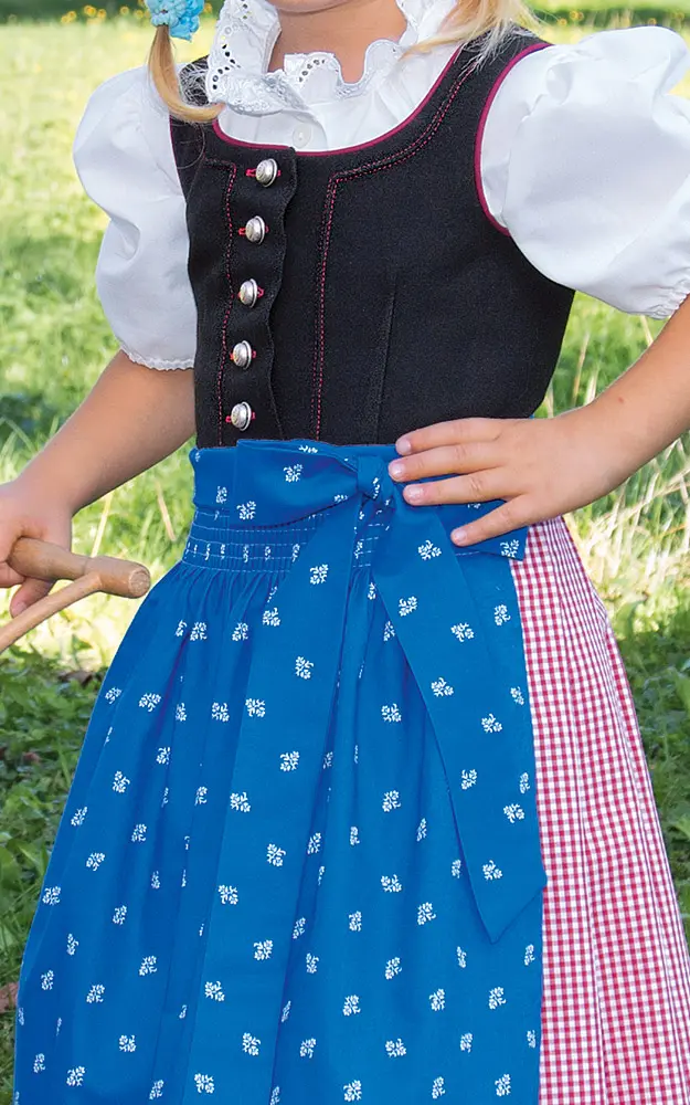Kinderdirndl Vroni, mit Schürze