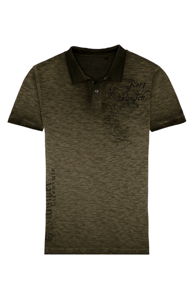 Polo-Shirt Askan, dunkelgrün