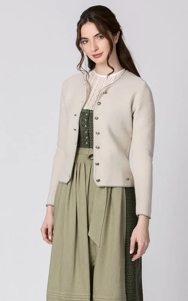 Strickjacke Marissa, natur-grau