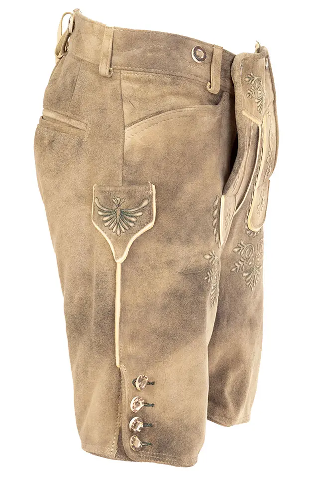 Lederhose Otto ohne Träger, inka